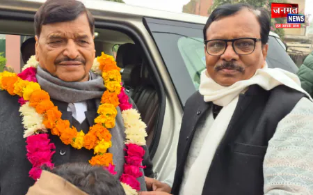 औरैया में बोले शिवपाल यादव - भाजपा सरकार में सभी वर्ग दुखी, सपा सरकार में ही सबका भला