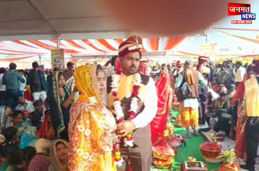 औरैया में 3 मुस्लिम समेत 336 जोड़ो का सामूहिक विवाह कार्यक्रम धूमधाम से संपन्न, लोगों ने की सराहना