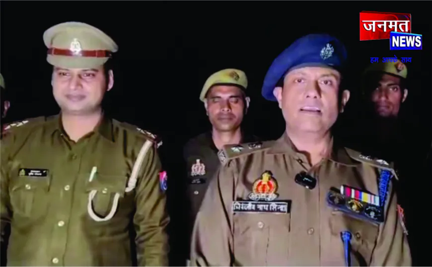 नाबालिग से छेड़छाड़ के आरोपी से पुलिस मुठभेड़, गोली लगने से घायल, तमंचा व मोटरसाइकिल बरामद