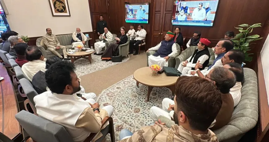 पीएम मोदी-राजनाथ सिंह के साथ प्रियंका गांधी ने की चाय पर चर्चा, खूब लगे ठहाके