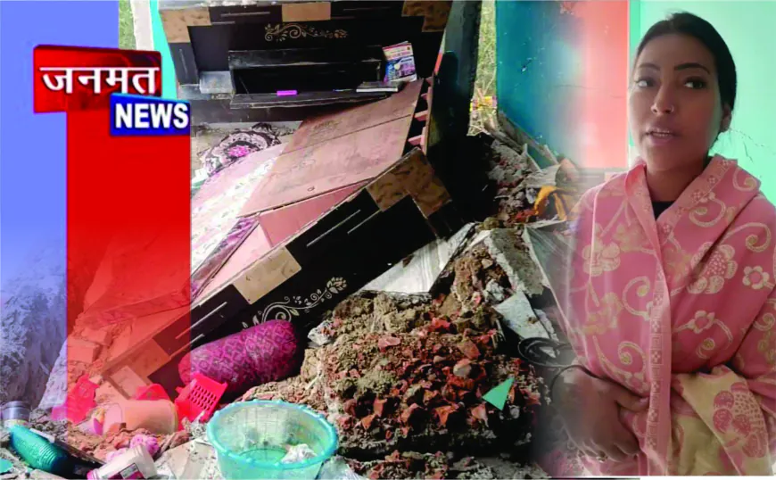 चंदौली में देर रात बम धमाका, किन्नर खुशबू का तीन मंजिला मकान ध्वस्त, पुलिस की कार्यशैली पर सवाल