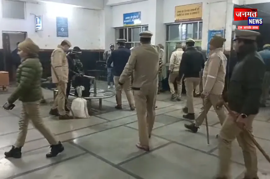 नववर्ष को लेकर रायबरेली में सघन पुलिस चेकिंग, होटल, सराफा बाजार व रेलवे स्टेशन पर अभियान