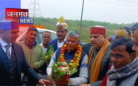 औरैया में राज्य मंत्री धर्मवीर प्रजापति का गर्मजोशी से स्वागत, भाजपा कार्यकर्ताओं में दिखा उत्साह