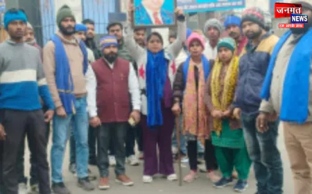 मुजफ्फरनगर: बाबा साहेब अंबेडकर के छायाचित्र को जलाने का विरोध, भीम आर्मी ने किया जोरदार प्रदर्शन