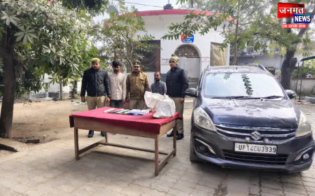 रायबरेली में गो-तस्करी का भंडाफोड़, दो तस्कर गिरफ्तार; चार गोवंश बरामद