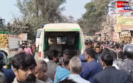 रायबरेली में तेज रफ्तार डंपर ने बाइक सवार भाई-बहन को रौंदा, मौके पर ही दोनों की मौत