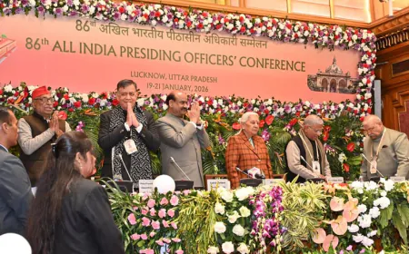 पीठासीन अधिकारियों के सम्मेलन का राज्यपाल आनंदीबेन पटेल ने किया उद्घाटन, कहा- ये लोकतंत्र की आत्मा के  संरक्षक