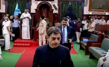 राष्ट्रगान को नहीं मिला सम्मान, नाराज होकर तमिलनाडु के राज्यपाल ने किया विधानसभा की कार्रवाई का बहिष्कार