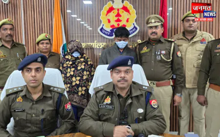 औरया: पत्नी ने प्रेमी संग की थी पति की हत्या, दोनों आरोपी गिरफ्तार; पुलिस ने किया खुलासा