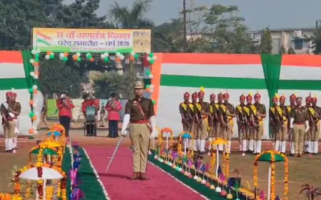 मुजफ्फरनगर में देशभक्ति के रंग में रंगा 77वां गणतंत्र दिवस, कैबिनेट मंत्री अनिल कुमार रहे मुख्य अतिथि