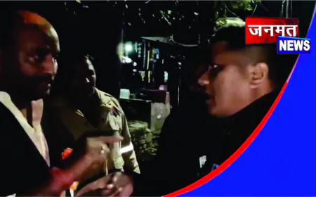 मूर्ति विसर्जन में तेज डीजे को लेकर विवाद, पूर्व विधायक और पुलिस आमने-सामने, वीडियो वायरल