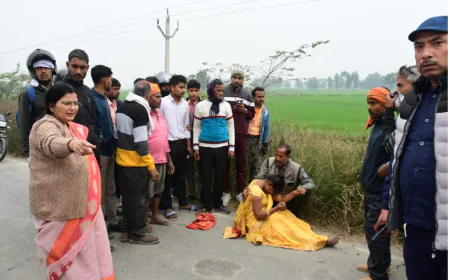 हरदोई: राज्यमंत्री ने पेश की मानवता की मिसाल, सड़क हादसे में घायलों को अपनी गाड़ी से भिजवाया अस्पताल