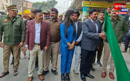 औरैया में राष्ट्रीय सड़क सुरक्षा माह का आयोजन, यातायात नियमों के प्रति किया जागरूक