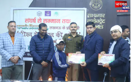 संभल के 32 बच्चों ने लखनऊ गणतंत्र दिवस परेड में किया जिले का नाम रोशन