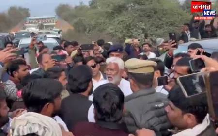 महोबा: बीजेपी विधायक ने रोका जल शक्ति मंत्री के काफिले का रास्ता, कार्यक्रम में हुआ बवाल