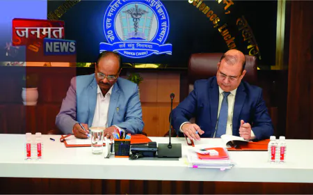 सीसीआरएएस–आरएआरआई और डॉ. राम मनोहर लोहिया आयुर्विज्ञान संस्थान के बीच शोध एवं अकादमिक सहयोग हेतु एमओयू