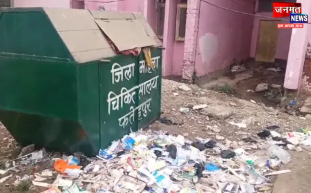 इलाज की जगह संक्रमण फैलाने लगा फतेहपुर जिला अस्पताल, खुले मेडिकल वेस्ट से बढ़ा खतरा