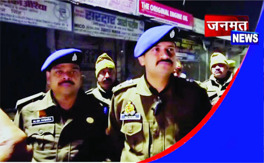 नववर्ष पर सुरक्षा चाक-चौबंद: औरैया में पुलिस अधीक्षक खुद सड़कों पर उतरे, दिया भयमुक्त माहौल का भरोसा