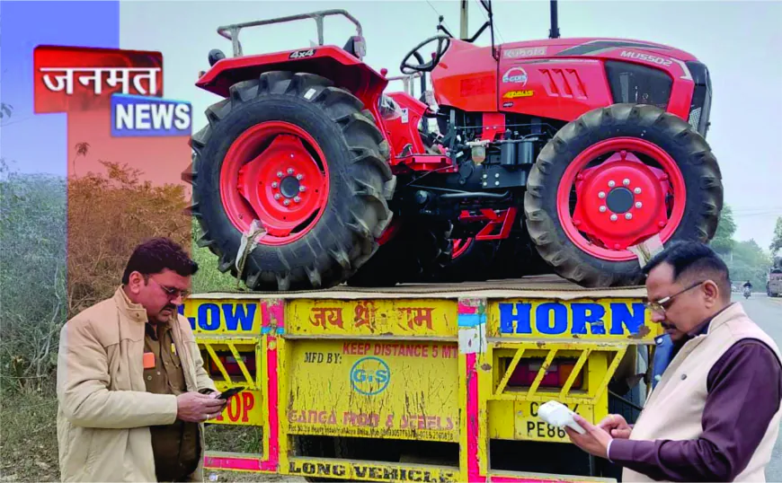 औरैया में राष्ट्रीय सड़क सुरक्षा माह के तहत सख्त कार्रवाई, एनएच-19 पर विशेष चेकिंग अभियान में चार वाहन सीज