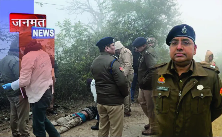 सड़क किनारे मिला अज्ञात युवक का शव, गला घोंटकर हत्या की आशंका से क्षेत्र में हड़कंप