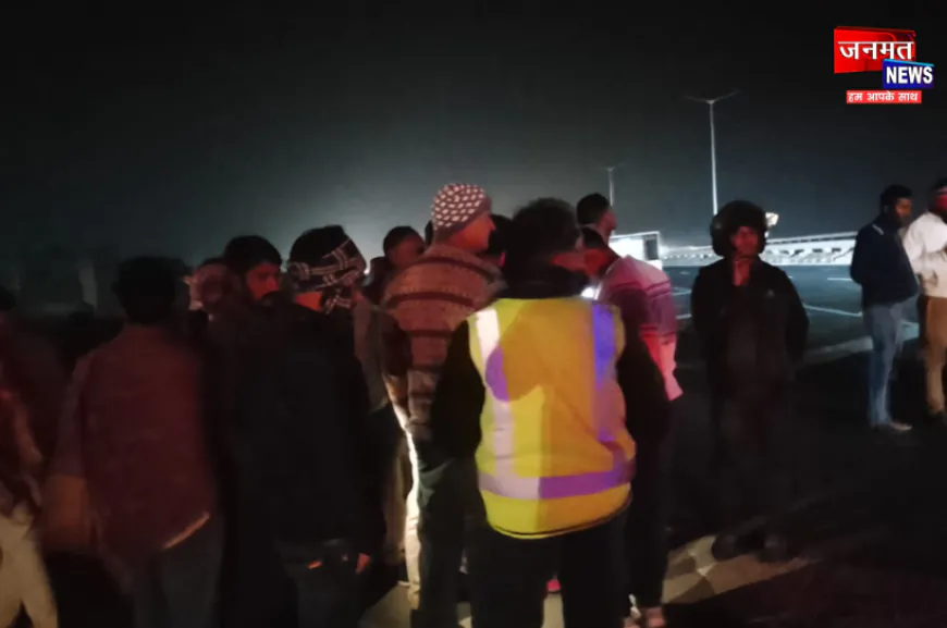 चंदौली में तेज रफ्तार का कहर, अज्ञात वाहन ने दो लोगों को रौंदा; एक की मौके पर मौत