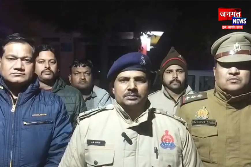 औरैया: अपराधियों के विरुद्ध अभियान के तहत गौवध मामले में वांछित अभियुक्त गिरफ्तार, तमंचा व कारतूस बरामद