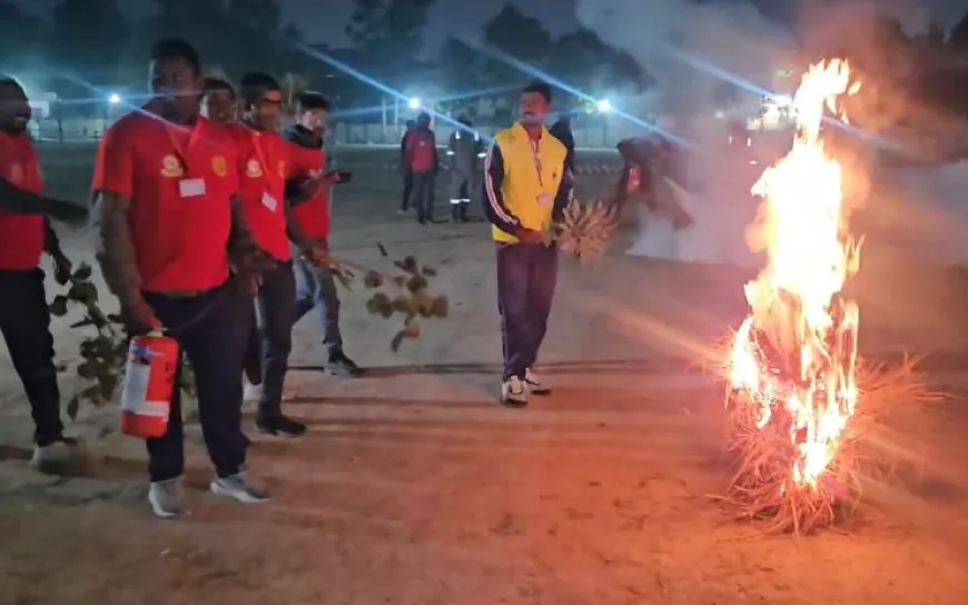  पुलिस लाइन में सिविल डिफेंस मॉक ड्रिल का सजीव प्रदर्शन