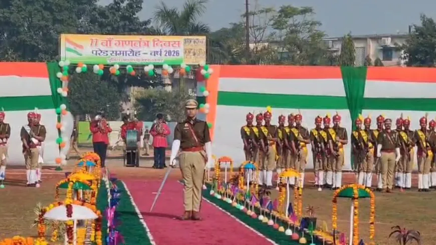 मुजफ्फरनगर में देशभक्ति के रंग में रंगा 77वां गणतंत्र दिवस, कैबिनेट मंत्री अनिल कुमार रहे मुख्य अतिथि