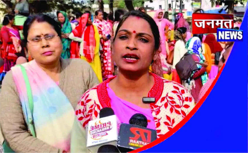 आंगनबाड़ी संयुक्त मोर्चा का ज्ञापन, मानदेय व सुविधाओं की मांग को लेकर जताया आक्रोश