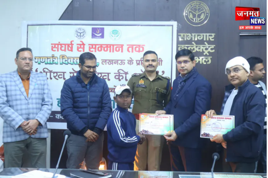 संभल के 32 बच्चों ने लखनऊ गणतंत्र दिवस परेड में किया जिले का नाम रोशन