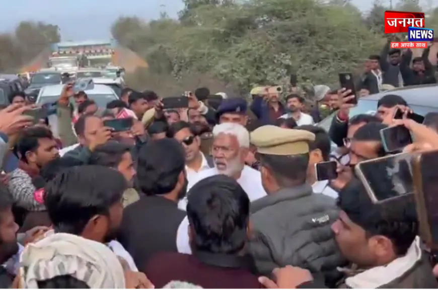 महोबा: बीजेपी विधायक ने रोका जल शक्ति मंत्री के काफिले का रास्ता, कार्यक्रम में हुआ बवाल