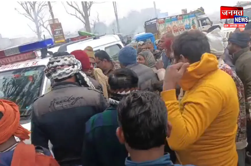 औरैया: एआरटीओ से नाराज हुई भीड़, गाड़ी छोड़ ऑटो रिक्शा पर वापस लौटे