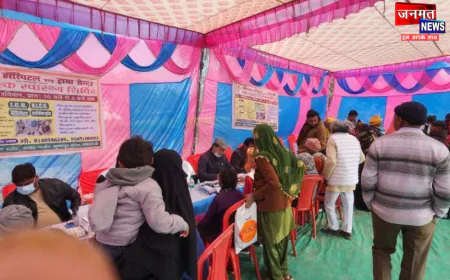 रायबरेली: सताँव में फीनिक्स हॉस्पिटल का विशाल निःशुल्क स्वास्थ्य शिविर, 700 मरीजों का हुआ इलाज