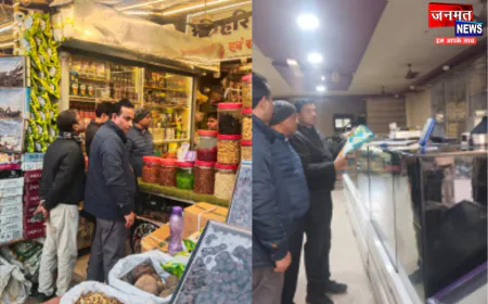 सिद्धार्थनगर: मिलावटी खाद्य पदार्थों के विक्रय पर लगेगी रोक, खाद्य विभाग की टीम ने की सघन जांच