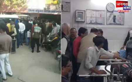 औरैया: हाईटेंशन लाइन से छू गया लोहे का सरिया, गम्भीर रूप से झुलसे दो लोग