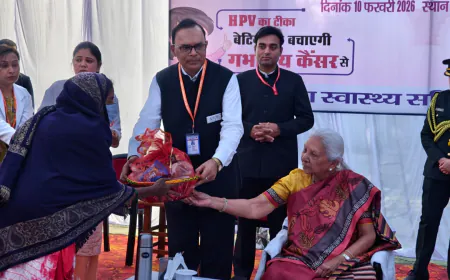 राज्यपाल आनंदीबेन पटेल ने माँ पाटेश्वरी राज्य विश्वविद्यालय के निर्माणाधीन परिसर का किया निरीक्षण