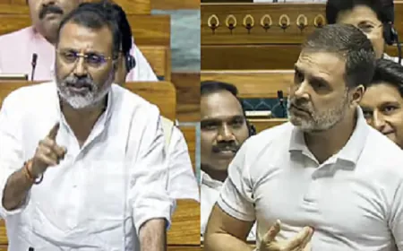 खतरे में राहुल गांधी की सदस्यता? निशिकांत दुबे ने लोकसभा से निलंबित करने का दिया नोटिस