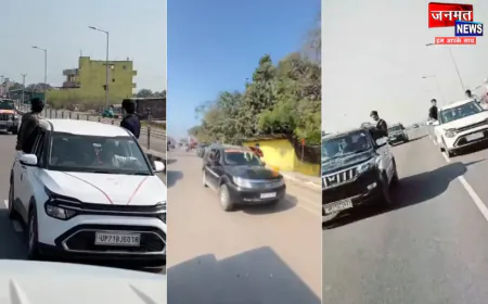 फतेहपुर में रईसजादे युवाओं का सड़क पर आतंक, एसयूवी गाड़ियों से फर्राटा भरते हुए बनाई रील