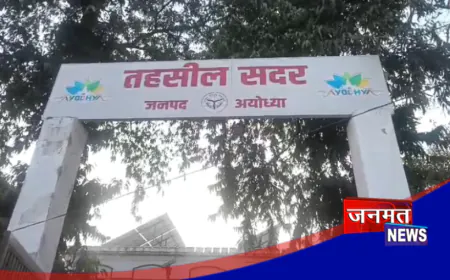 अयोध्या: एयरपोर्ट से सटे मोहल्ले के निकासी रास्ते को लेकर एसडीएम को सौंपा ज्ञापन