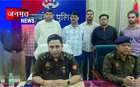 जन सेवा केंद्र संचालक से लूट का खुलासा, दो आरोपी गिरफ्तार; अवैध तमंचा व कार बरामद