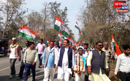 रायबरेली: ऊंचाहार में कांग्रेस ने निकाली मनरेगा बचाओ यात्रा, केंद्र सरकार पर साधा निशाना