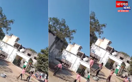 फतेहपुर: शिक्षा को बदरंग करने की तस्वीर, स्कूल परिसर में ईंट ढोते दिख रहे हैं बच्चे