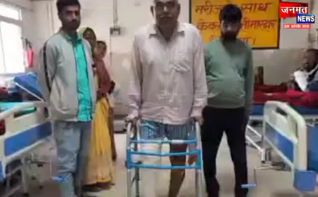 हरदोई मेडिकल कॉलेज में पहली बार हुआ नी रिप्लेसमेंट का सफल ऑपरेशन, चलने फिरने लगा मरीज