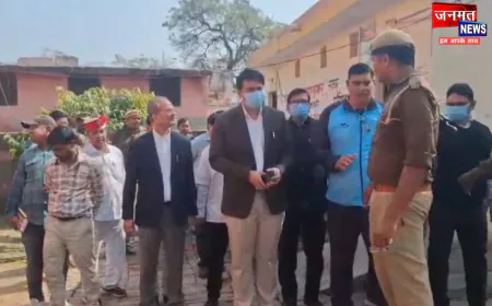 हाथरस डीएम ने CHC सासनी का किया औचक निरीक्षण, बस स्टैंड पर अव्यवस्था देख जताई नाराजगी