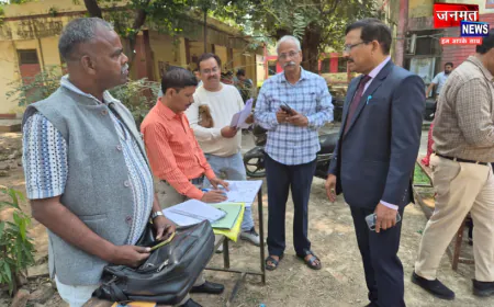 उरई: SIR अभियान में DM ने 100 से अधिक बूथों का किया निरीक्षण, युवाओं से नाम दर्ज कराने की अपील