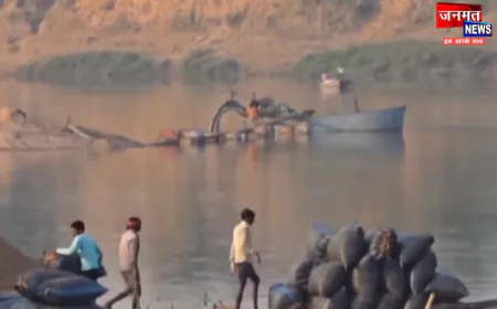 छतरपुर के रामपुर घाट में हो रहा है अवैध मौरम खनन, एक ही माइनिंग कंपनी का है रसूख