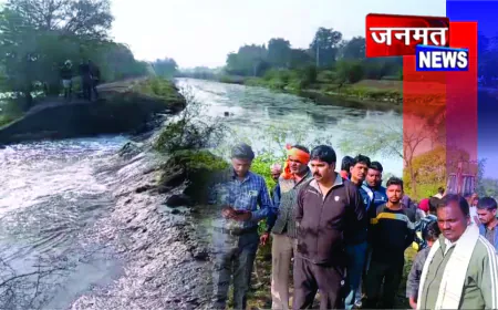 निचली गंगा नहर की खांदी कटी, खेतों में भरा पानी