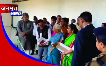 मिर्जापुर में राज्यपाल आनंदीबेन पटेल ने मां विंध्यवासिनी विश्वविद्यालय का किया निरीक्षण