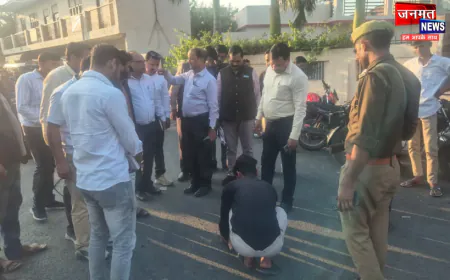 उरई नगर पालिका के सड़क निर्माण में मानकों की अनदेखी पर डीएम नाराज़, सख्त कार्यवाही की चेतावनी