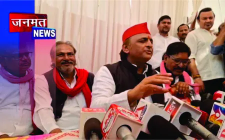 कन्नौज में अखिलेश यादव ने भाजपा पर किया तीखा प्रहार